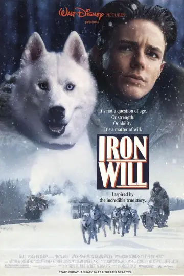 Poster to the movie "Iron Will" #907307