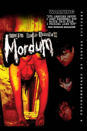 Poster to the movie "August Underground
