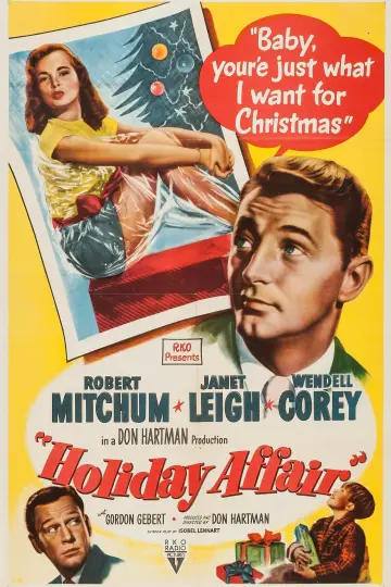 Poster to the movie "Holiday Affair" #1109986