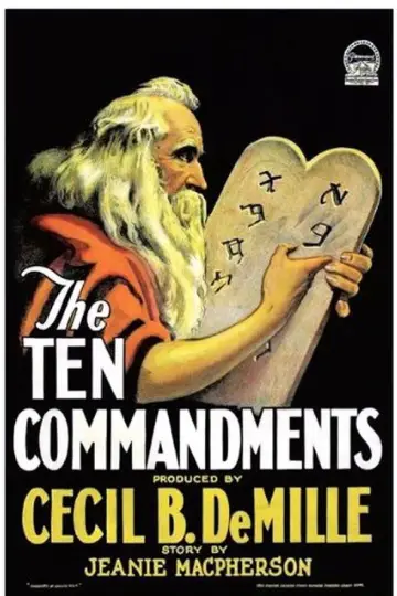Poster to the movie "The Ten Commandments" #1052499