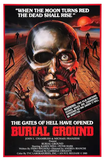Poster to the movie "Burial Ground" #1029236