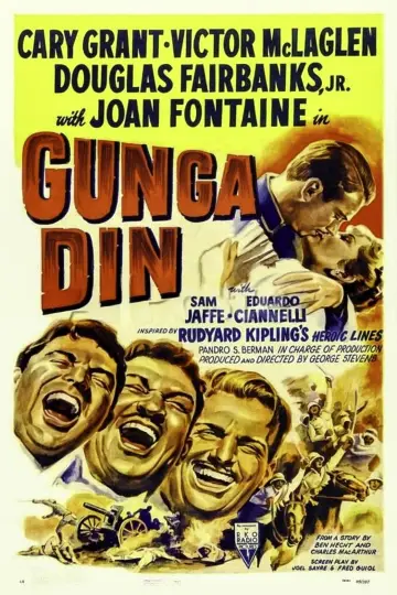 Poster to the movie "Gunga Din" #1103698