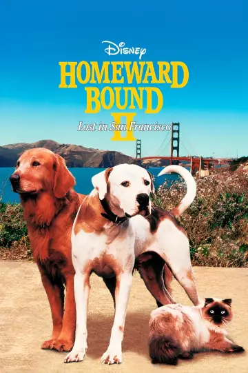 Poster to the movie "Homeward Bound II: Lost in San Francisco" #998118