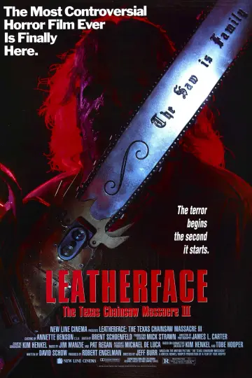Poster to the movie "Leatherface: The Texas Chainsaw Massacre III" #337708