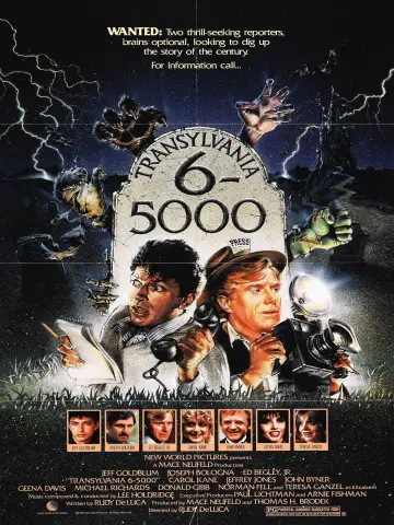 Poster to the movie "Transylvania 6-5000" #1093348