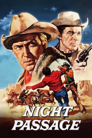 Poster to the movie "Night Passage" #1092656