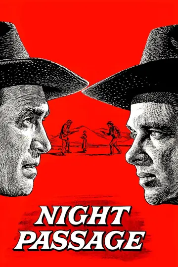 Poster to the movie "Night Passage" #1092657
