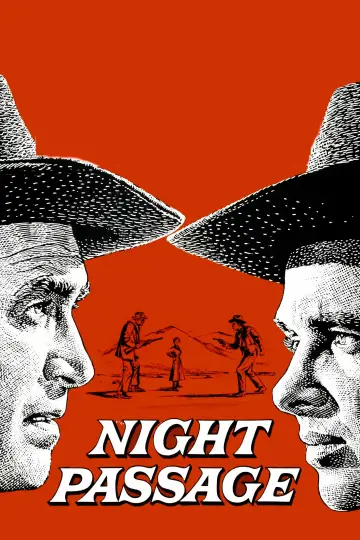 Poster to the movie "Night Passage" #1092663