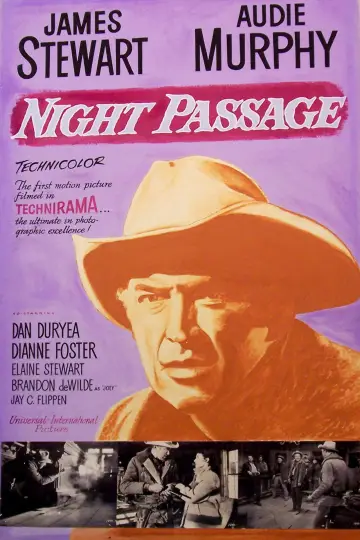 Poster to the movie "Night Passage" #1092664