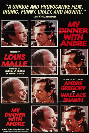 Poster to the movie "My Dinner with Andre" #149215