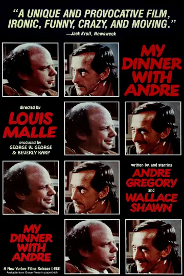 Poster to the movie "My Dinner with Andre" #986272
