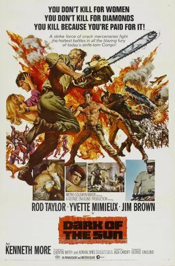 Poster to the movie "Dark of the Sun" #1118493