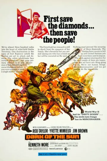 Poster to the movie "Dark of the Sun" #1118494