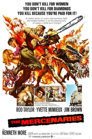 Poster to the movie "Dark of the Sun" #1118497
