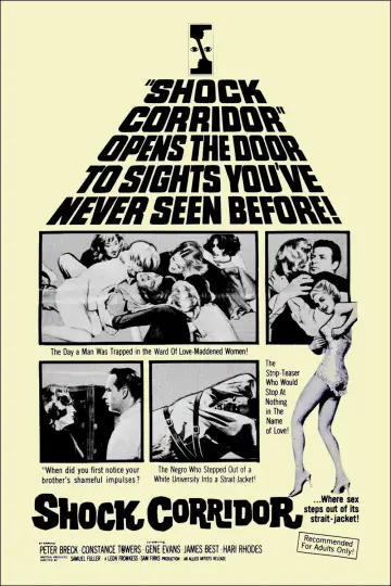 Poster to the movie "Shock Corridor" #1090028