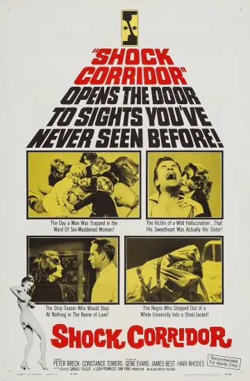 Poster to the movie "Shock Corridor" #1090032