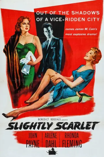 Poster to the movie "Slightly Scarlet" #707184