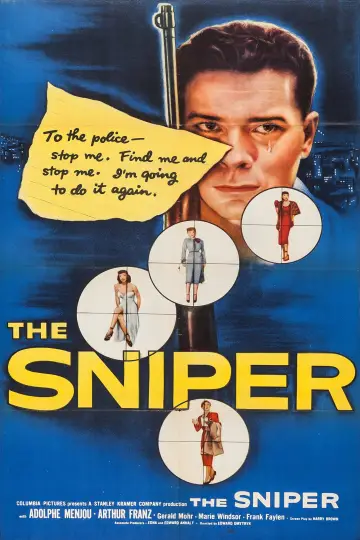 Poster to the movie "The Sniper" #1116197