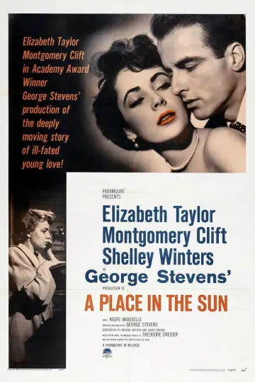 Poster to the movie "A Place in the Sun" #989048
