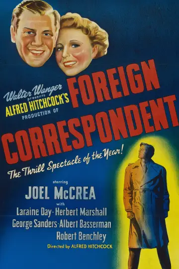 Poster to the movie "Foreign Correspondent" #992886
