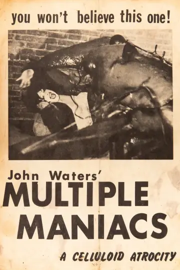 Poster to the movie "Multiple Maniacs" #818439