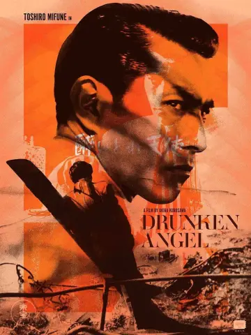 Poster to the movie "Drunken Angel" #1092969