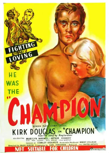 Poster to the movie "Champion" #1129957