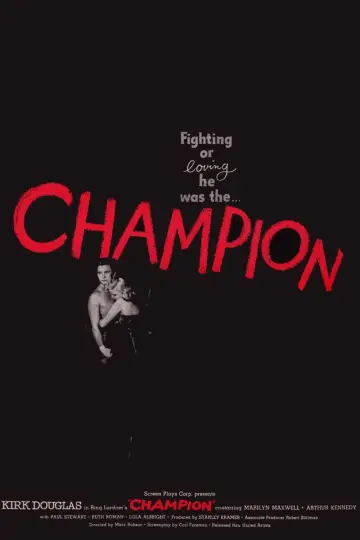 Poster to the movie "Champion" #1129958