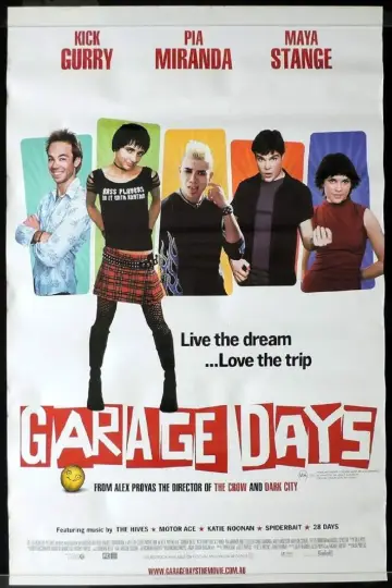 Poster to the movie "Garage Days" #1127660