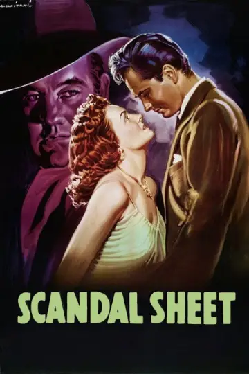 Poster to the movie "Scandal Sheet" #1137808