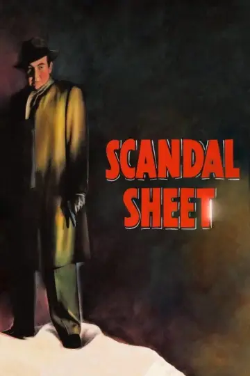 Poster to the movie "Scandal Sheet" #1137810
