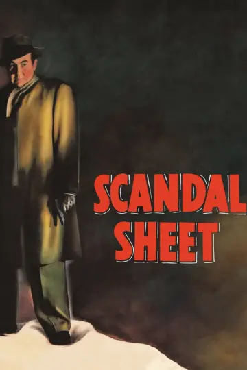 Poster to the movie "Scandal Sheet" #1137814
