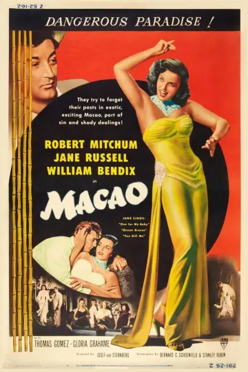 Poster to the movie "Macao" #1211531