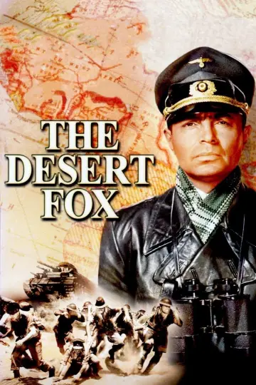 Poster to the movie "The Desert Fox: The Story of Rommel" #1083212