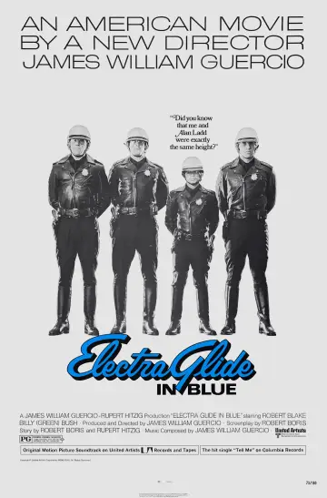 Poster to the movie "Electra Glide in Blue" #1072886