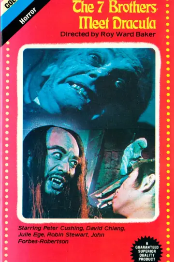 Poster to the movie "The Legend of the 7 Golden Vampires" #1047093