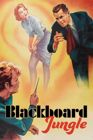 Poster to the movie "Blackboard Jungle" #1080982