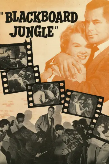 Poster to the movie "Blackboard Jungle" #1080985