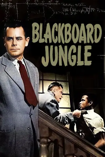 Poster to the movie "Blackboard Jungle" #1080986