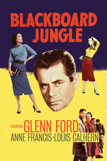 Poster to the movie "Blackboard Jungle" #1080987