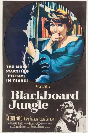 Poster to the movie "Blackboard Jungle" #1080989