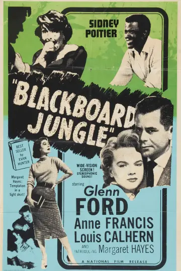 Poster to the movie "Blackboard Jungle" #1080990