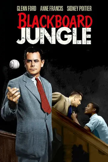 Poster to the movie "Blackboard Jungle" #1080991