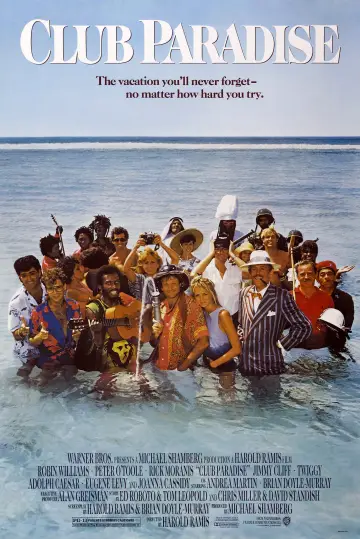 Poster to the movie "Club Paradise" #1067402
