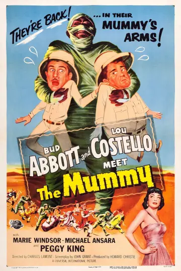 Poster to the movie "Abbott and Costello Meet the Mummy" #1082834