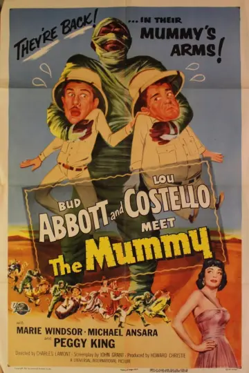 Poster to the movie "Abbott and Costello Meet the Mummy" #1082838