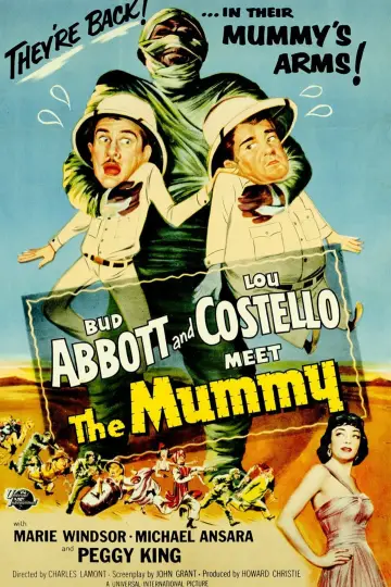 Poster to the movie "Abbott and Costello Meet the Mummy" #1082841