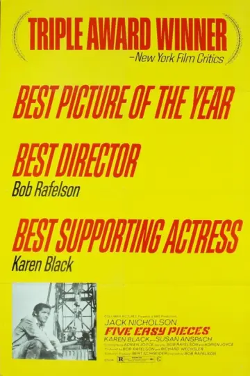 Poster to the movie "Five Easy Pieces" #236538