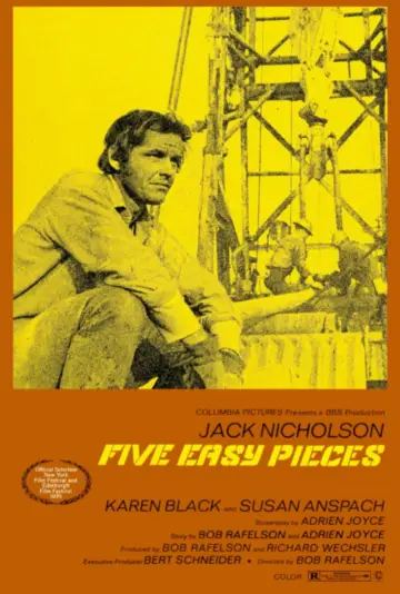Poster to the movie "Five Easy Pieces" #990834