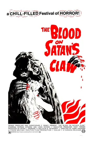 Poster to the movie "Blood on Satan
